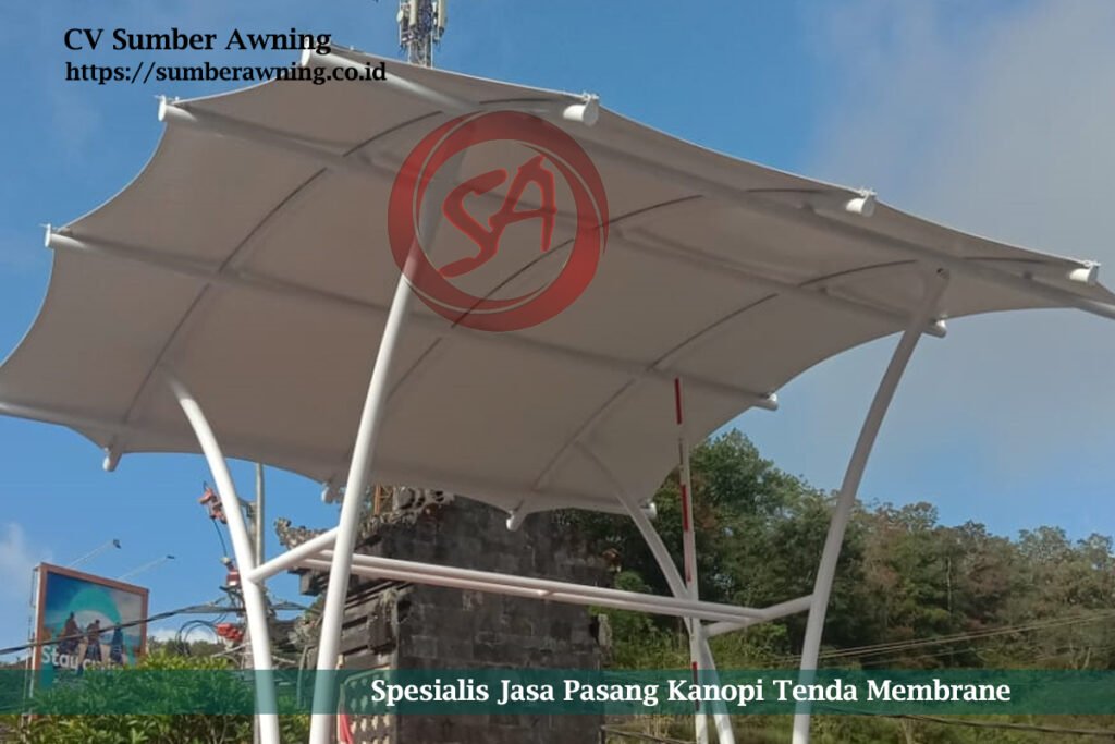 Jasa Pemasangan kanopi tenda membrane